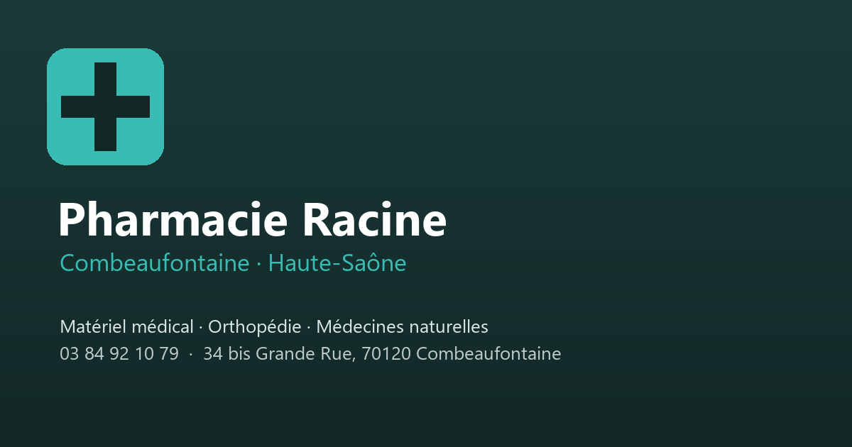 Pharmacie Sophie Racine